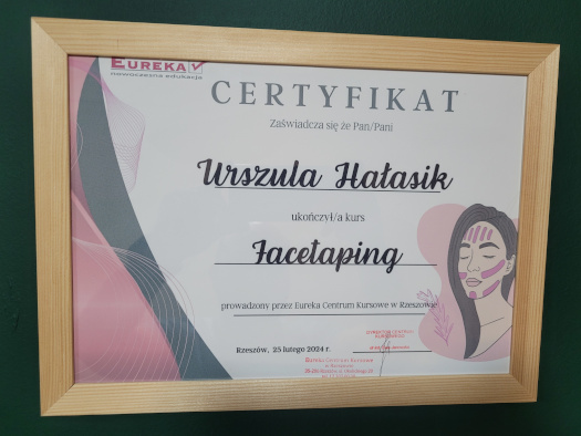 Certyfikat taping